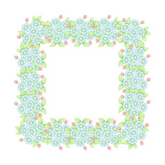 Square daisy frame