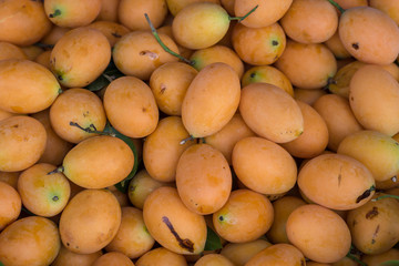 Plum Mango in the market.