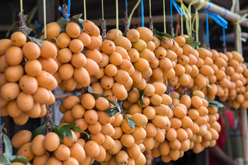Plum Mango in the market.