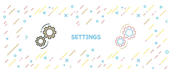 SETTINGS ICON CONCEPT