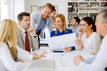 Fototapeta premium Business people meeting