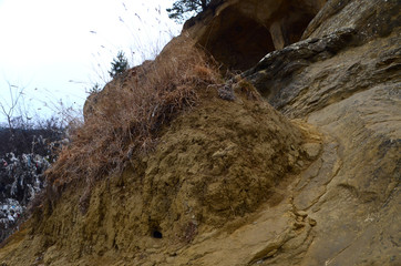 beautiful winter mountain landscape