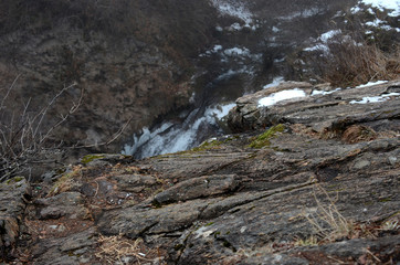 beautiful winter mountain landscape