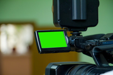 video camera on screen