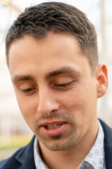 Obraz premium Attractive young man.