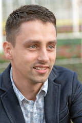 Obraz premium Attractive young man.