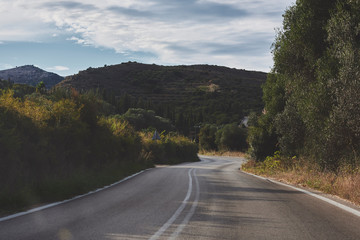On the road in  Greece, Kefalonia