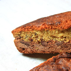 Chocolate cake, studio photograph