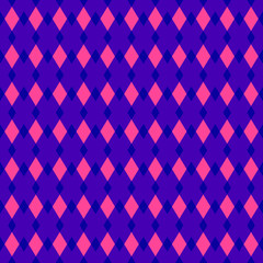 Vector fabric rhombus abstract seamless background