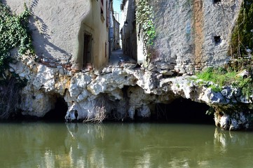 Fototapeta premium montage vieille rue castres France