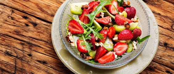 Fresh strawberry salad