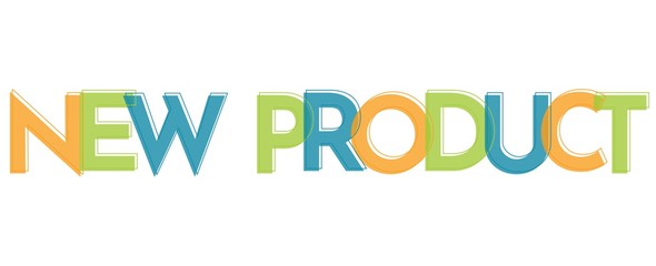 New Product word concept