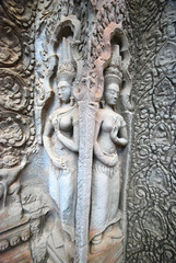Fototapeta na wymiar figurehead, imagery, sculpture, statuary, statue in Cambodia