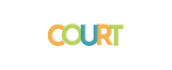 Court word concept