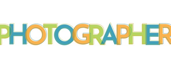 Photographer word concept