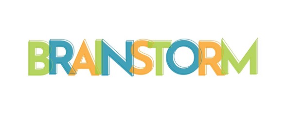 brainstorm word concept