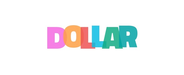 Dollar word concept