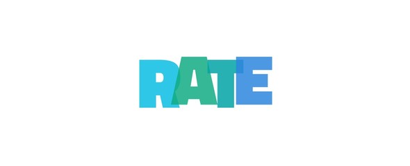 Rate word concept