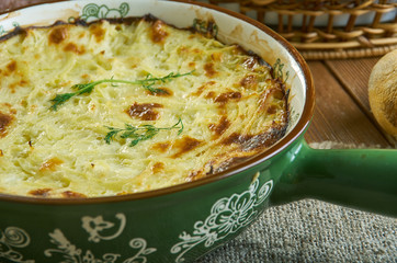 Russian  classic Potatoes Romanoff