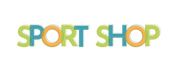 Sport Shop word concept