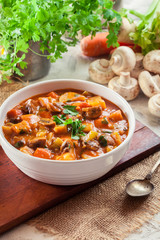 Vegan Irish stew for St. Patrick's Day