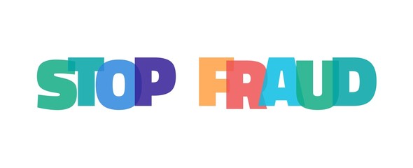 Stop Fraud word concept