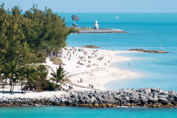 Obraz premium Key West Town Beach