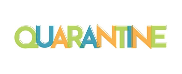 Quarantine word concept