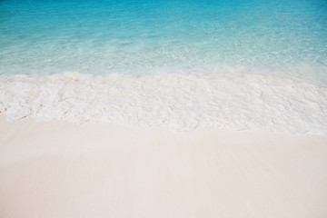 Fototapeta na wymiar Beautiful tropical landscape beach sea and sand for vacation