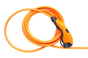 Charging cable - Electric car charging high power cable with connector..