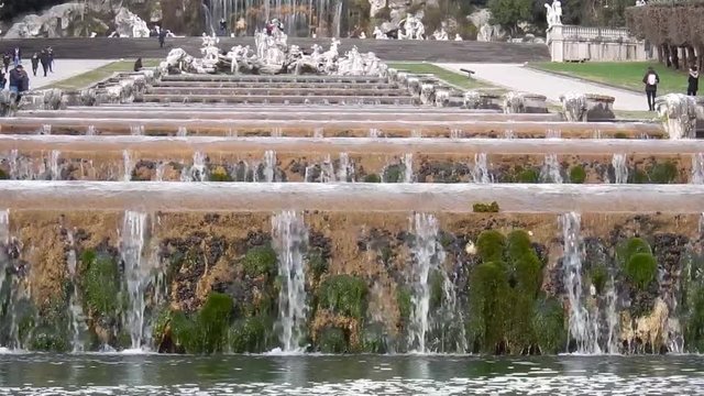 Cascate della Fontana di Venere al Parco della Reggia di Caserta
