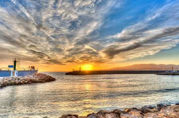 Obraz premium Coastal village 