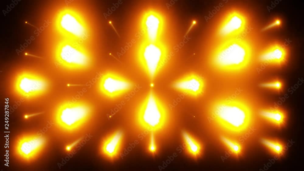 Poster 4k flash spotlight background/ animation of cool loopable visual effect of flash light pulsating for