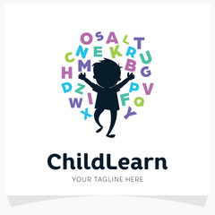 Kids Learning School Logo Design Template Inspiration