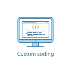 Custom coding color icon