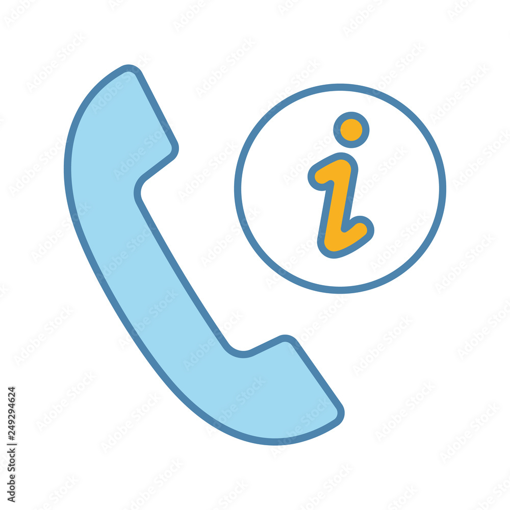 Poster infocenter support color icon