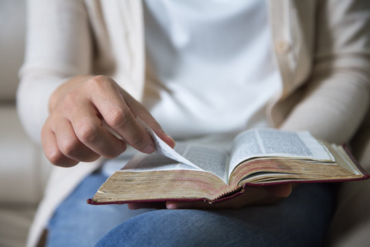 Women reading the Holy Bible,Reading a book.