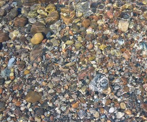 Steine im Meer