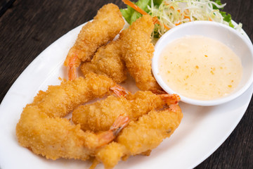 Fried prawn balls