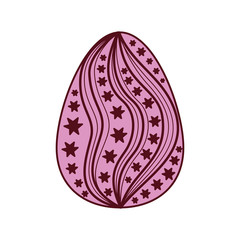 easter egg isolated icon
