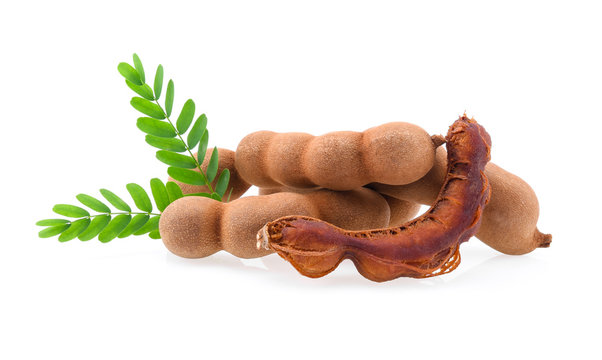 Tamarind isolated on white background