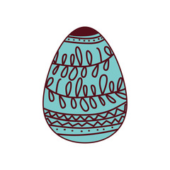 easter egg isolated icon