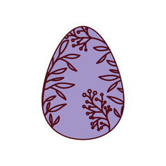 easter egg isolated icon