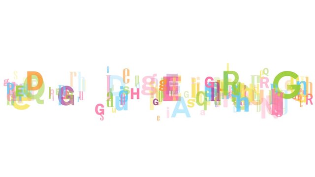 Typographie cin&eacute;tique DESIGN GRAPHIQUE