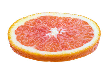 Sicilian blood orange isolated on white background