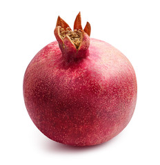 Fresh pomegranate isolated on white background
