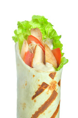 mini shawarma isolated