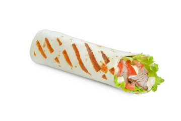 mini shawarma isolated