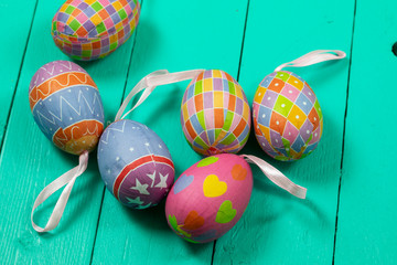 Easter Eggs  , Happy Easter  Concept