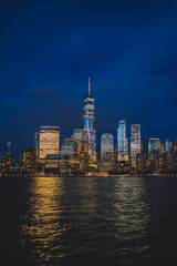 Obraz premium New York night skyline.